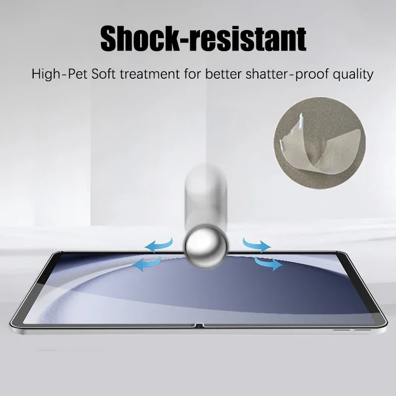 2pcs Pet Screen Protector For Samsung Galaxy Tab S7 Fe S9 Fe A9 Plus S6 Lite S7 S8 S9 A8 Plus Protective Clear Film No Glass