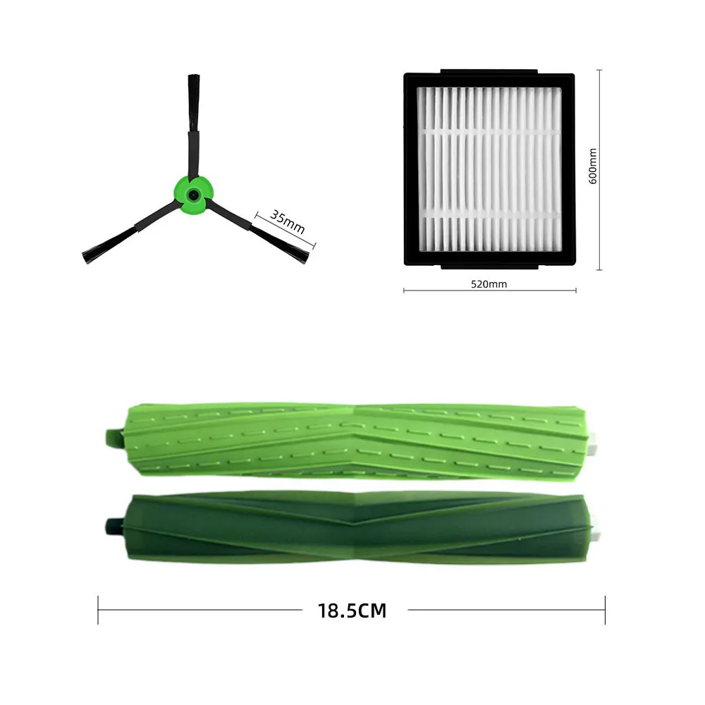 Main Roller Brush HEPA Filters For iRobot Roomba Combo j7/j7+/j9+ Hepa Filter Side Brushes Vacuum Cleaner Accessories