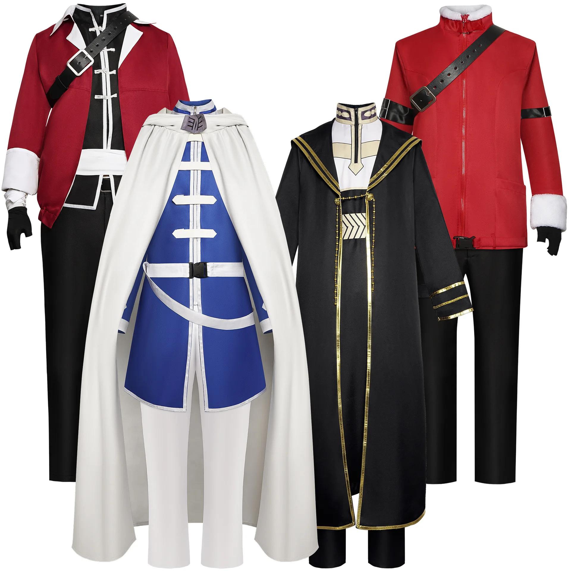 Disfraz de Cosplay de Frieren Beyond Journey, traje de Cosplay de Heiter Stark, Himmel, Kimono, Top, pantalón, capa, bata, traje de Carnaval de Halloween