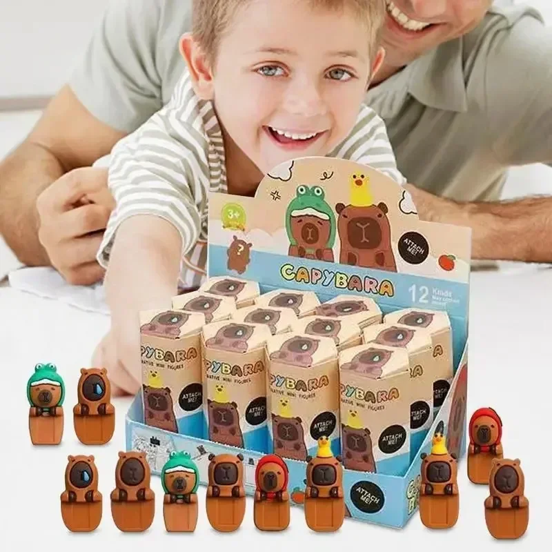 

2025 Decorations Capybara Dashboard HOTNEW Figurine Cute Car Interior Accessory Decor Gift Adorable Capybara Sculpture Blind Box