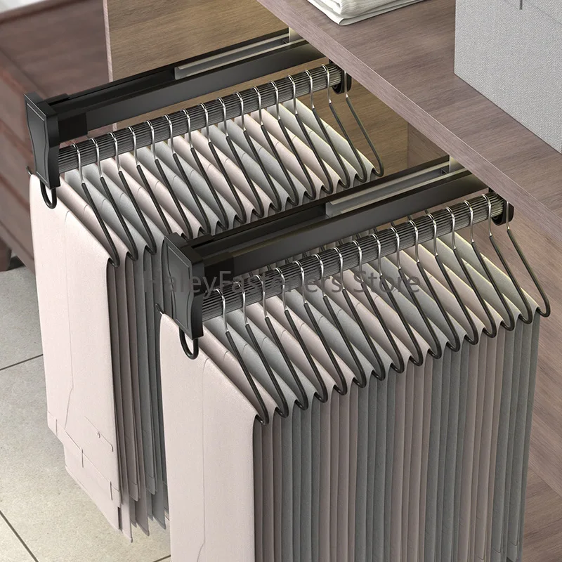 

Усиленная выдвижная штанга для гардероба, регулируемая, с верхним креплением, на шарикоподшипниках