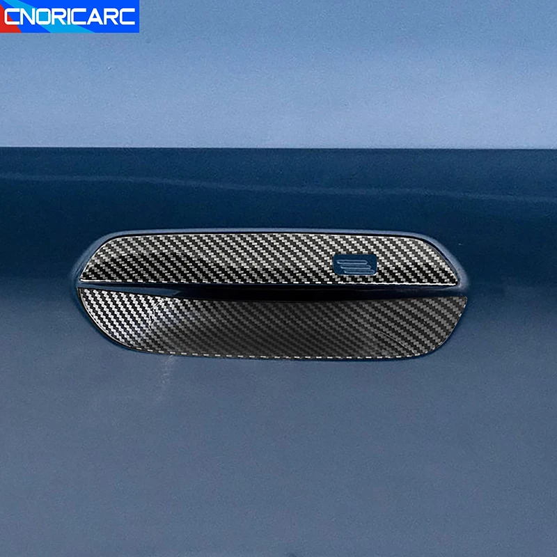 

Car Styling Door Handle Frame Decoration For BMW X3 G45 2025 Carbon Fiber Color Door Bowl Cover Trim Exterior Accessories