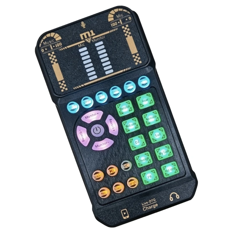 

Portable USB Sound Card with Noise Cancellation for PC Mobile Music Production