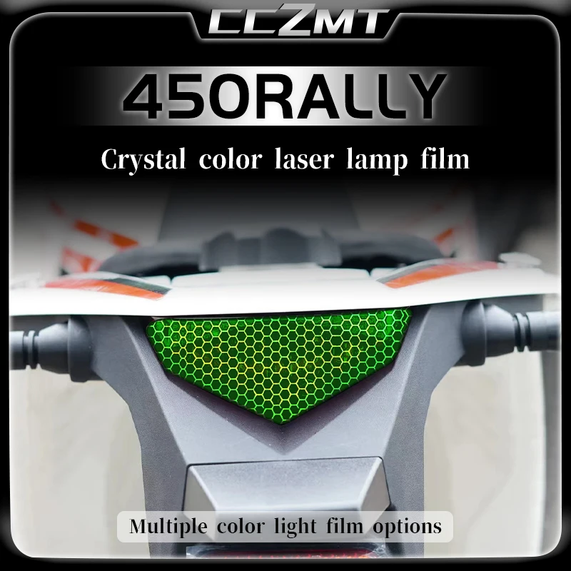 Voor Kove 450Rally Honingraat Laserlicht Film Achterlicht Film Gerookte Zwarte Beschermende Film Modificatie Accessoires