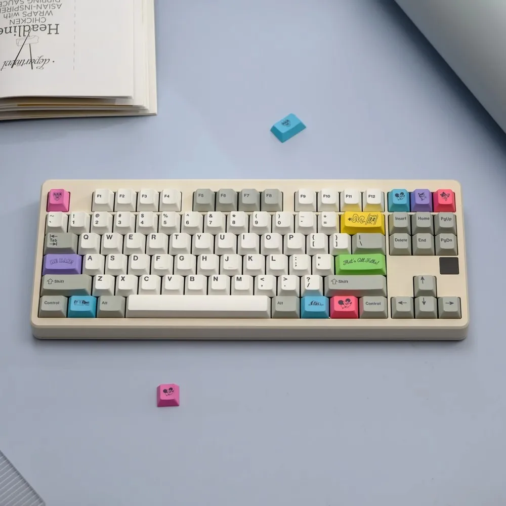 Cherry Profile GMK CYL Rubrehose Keycaps PBT Dye Sublimation Keycap For MX Switch Mechanical Keyboard