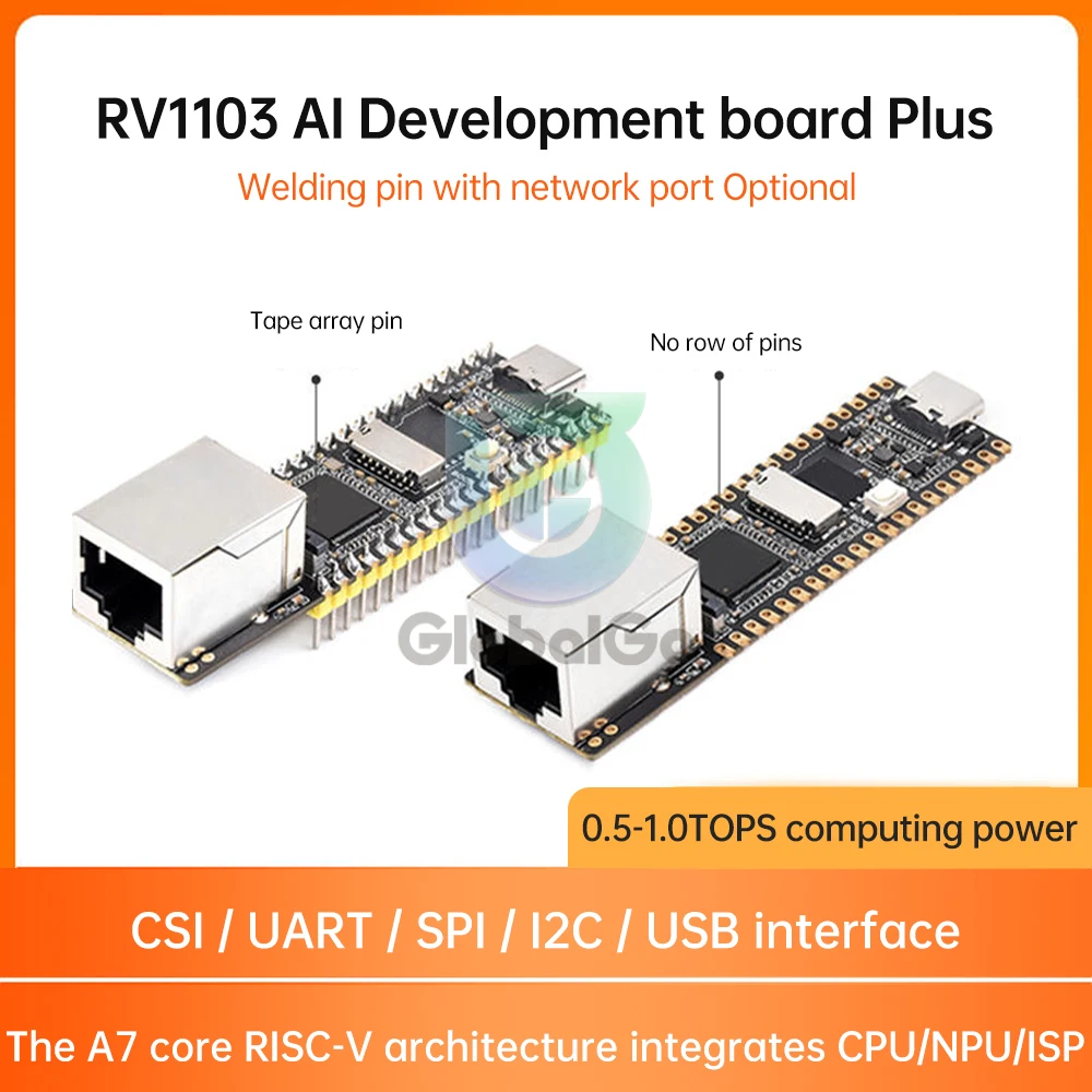 

Luckfox Pico Plus RV1103 Linux Micro Development Board Integrates ARM Cortex-A7/RISC-V MCU/NPU/ISP Processors With Port TYPE-C