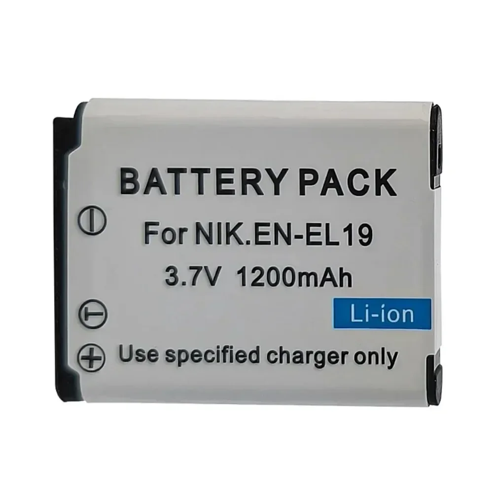 EN-EL19 EN EL19 ENEL19 Camera Battery+LED Dual Charger for Nikon Coolpix S2600 S2700 S3100 S3500 S4100 S5200 S6400 S6900 W150