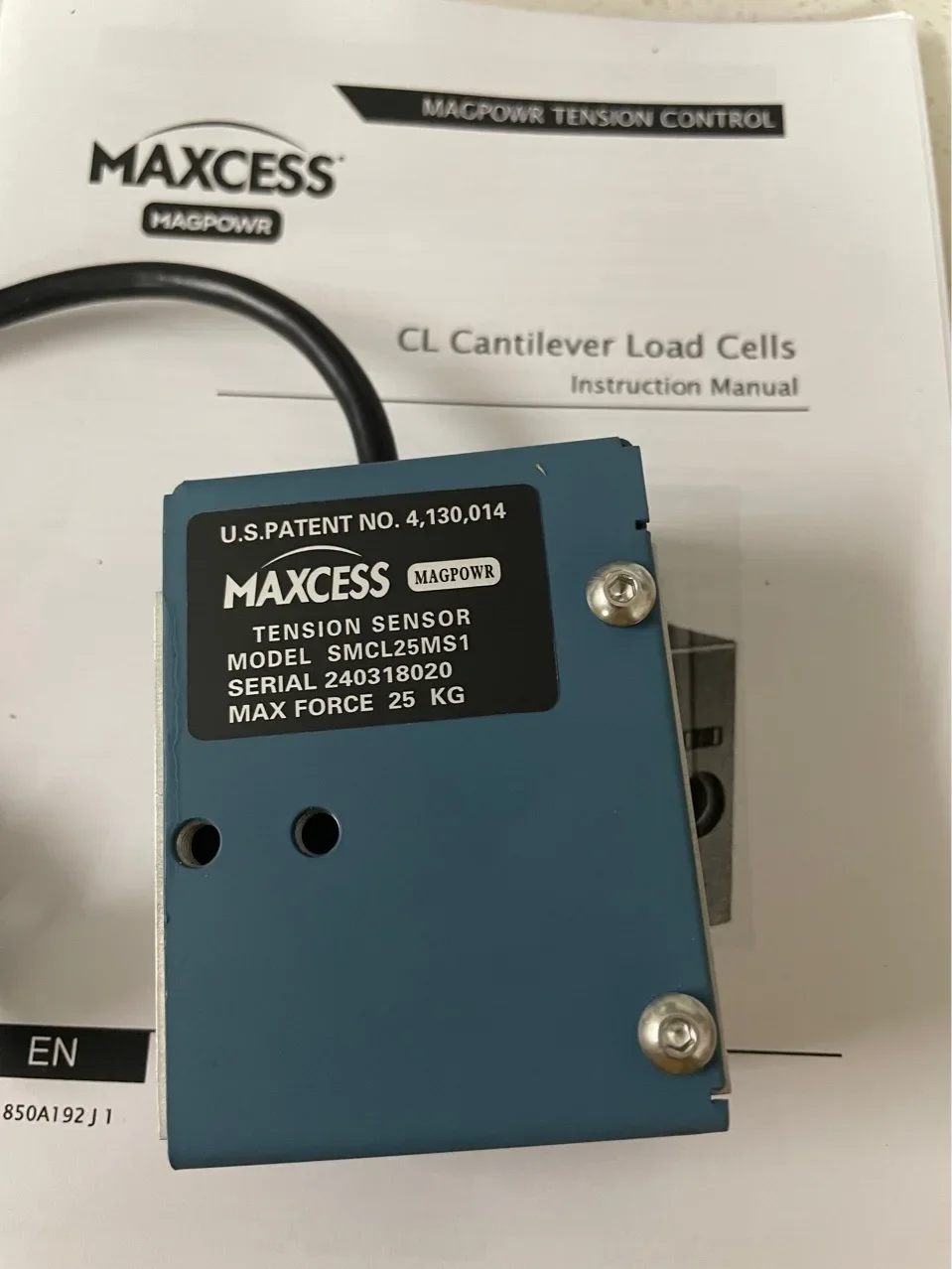 2026 MAXCESS SMCL25MS1 Tension Sensor 25Kg