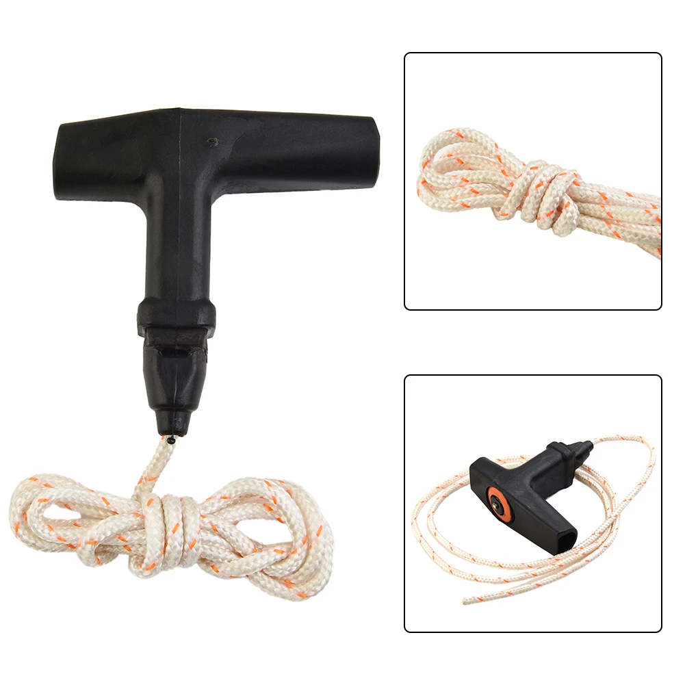 

1set Starter Handle Rope Light Equipment Starter Handle W/4.5mm Rope Elastostart Recoil Starter Handle High Quality