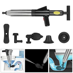 Sewer Pipe Unblocker Toilet Plunger High Pressure Drain Plunger Air Drain Blaster Dredge Clog Remover