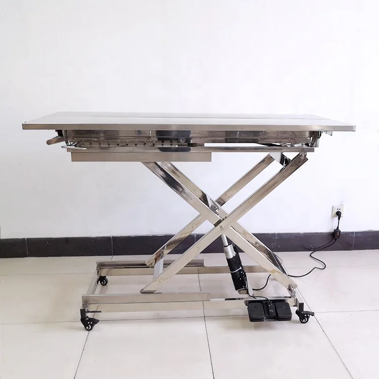 USMILEPET 304 Stainless Steel Veterinary Operation , Inclined Design for Pet Hospital