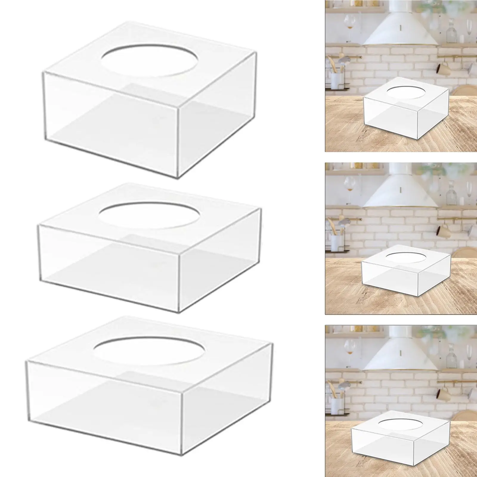 Cake Display Stand Square DIY Food Display Stand for Party Birthday Decor