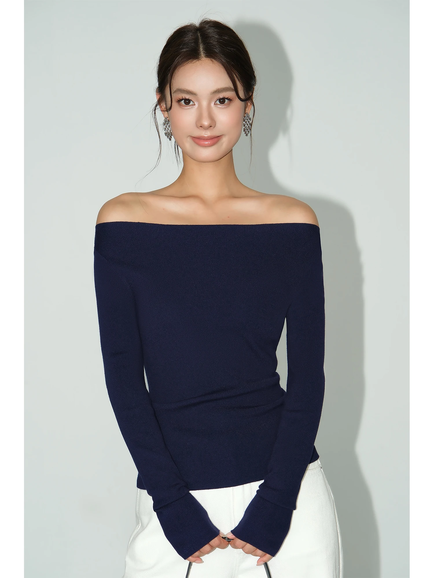 

Женский облегающий вязаный свитер NEVA HU: базовый слой, внутренняя одежда, осенне-зимний новый топ