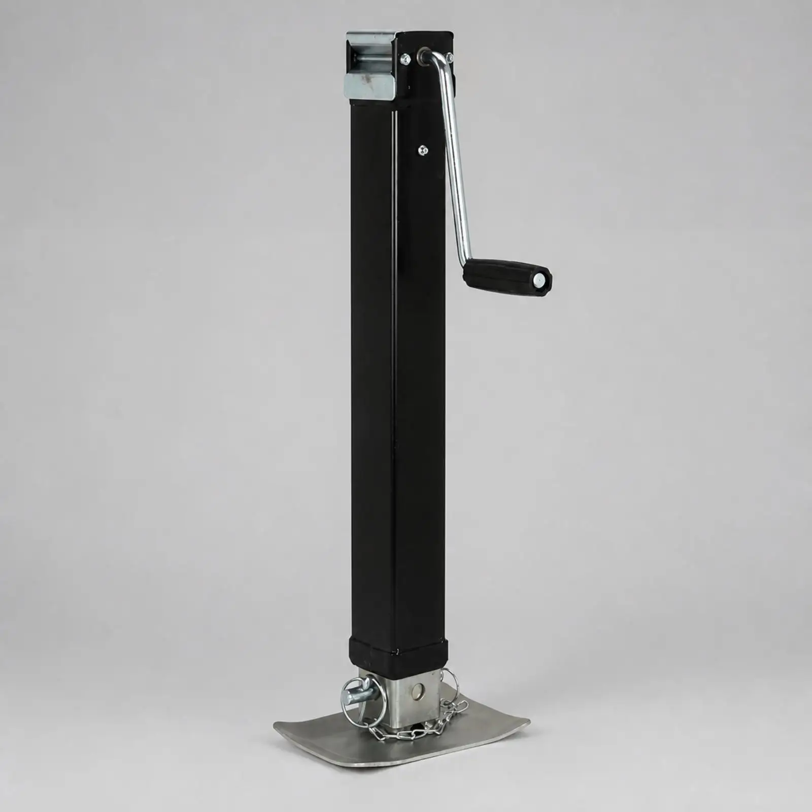Heavy Duty Trailer Stabilizer Jack 8000 Lb Capacity Square Tube Metal with Locking Pin for Camper Leveling