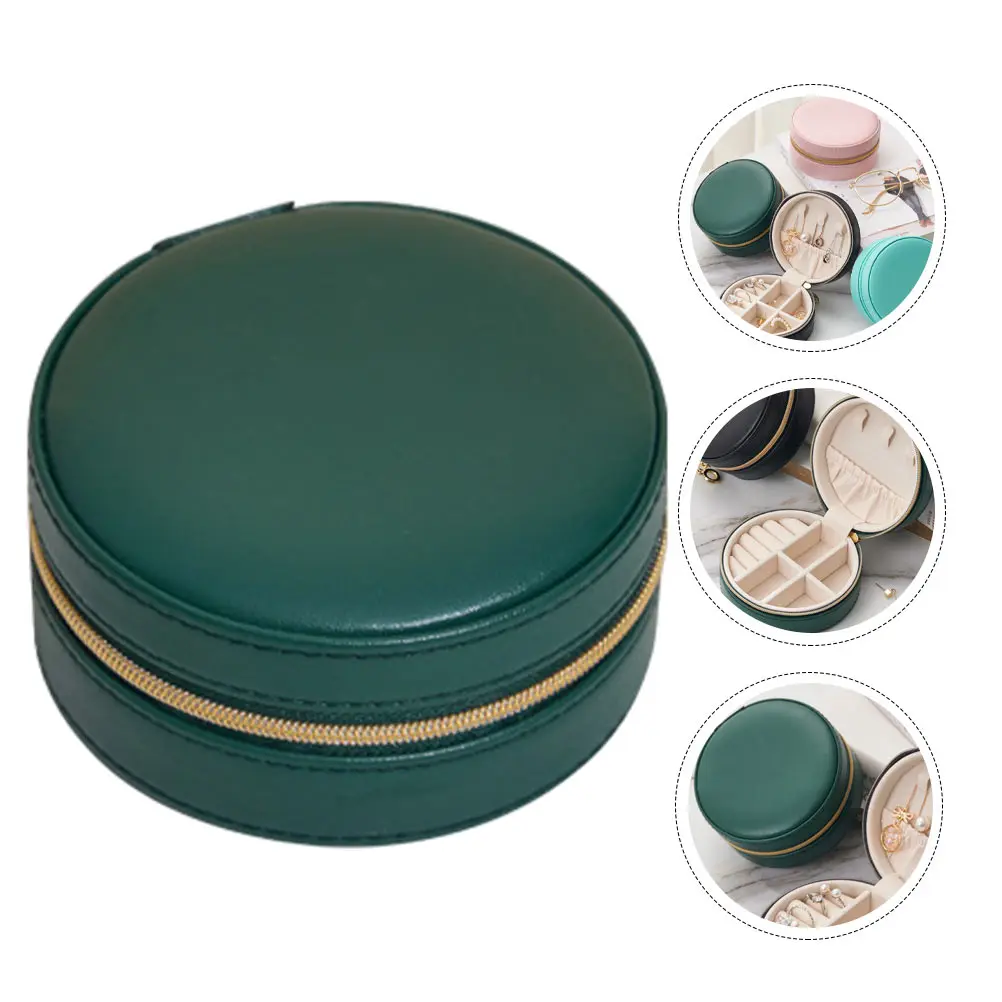 

Jewelry Boxes for Girls Container Accessories Green Storage Holder Office