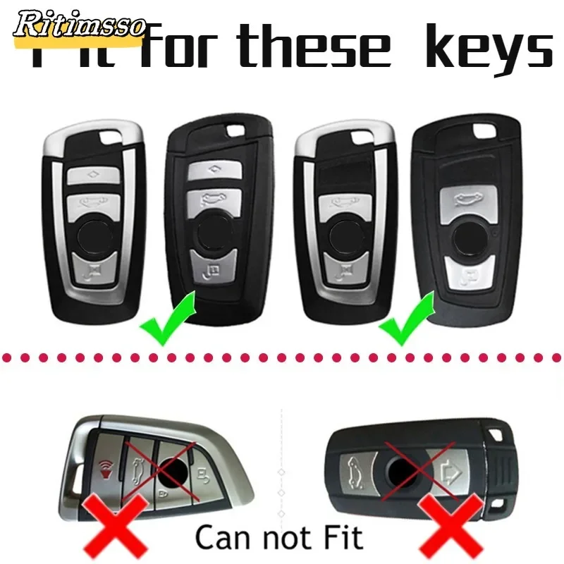 TPU Car Remote Key Case Cover Shell for BMW F20 F30 F31 F34 F10 F11 X3 F25 M3 M4 1 3 5 Series GT Car Styling Keyless Accessories