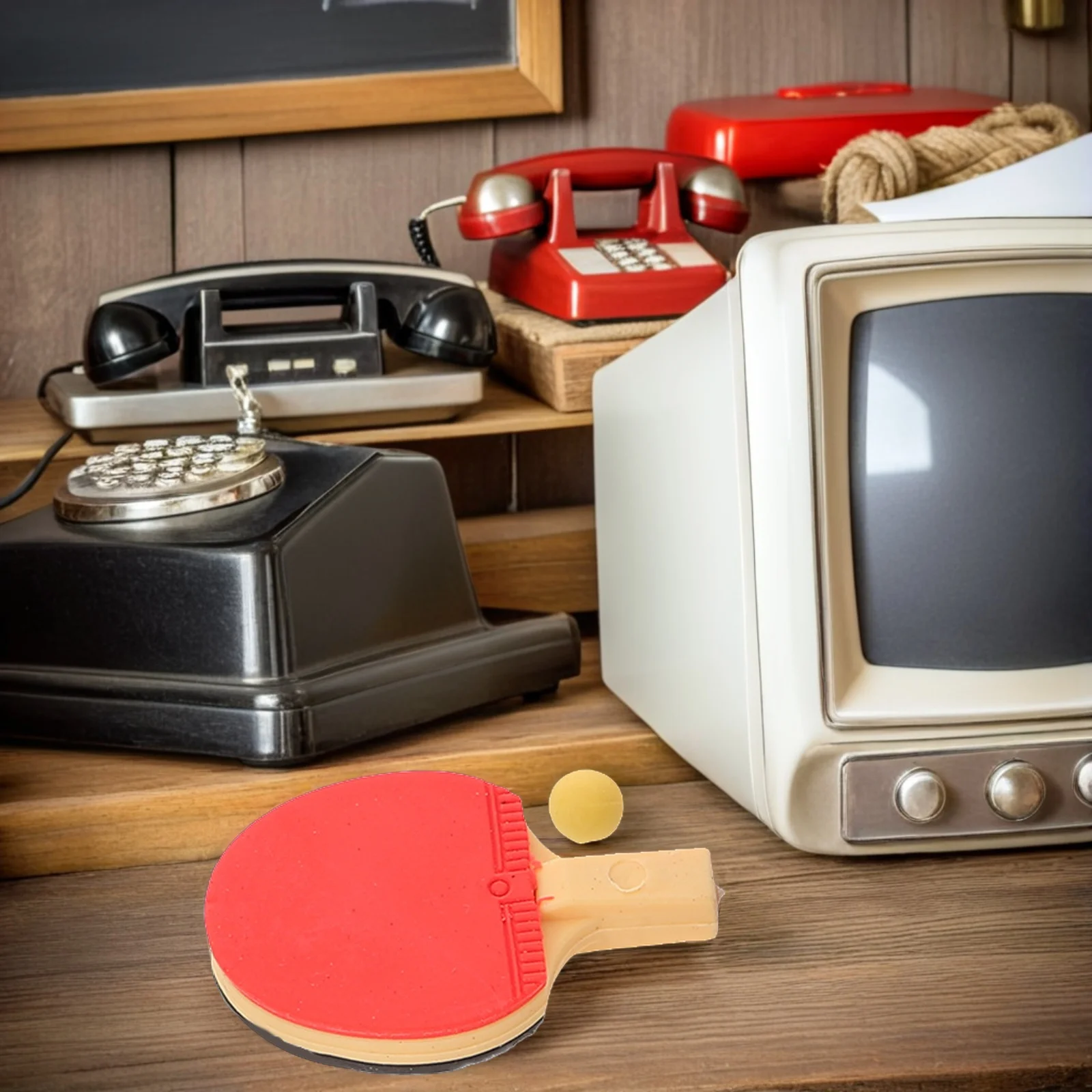 1 Set Mini-Sport-Set für Puppenhaus-Dekoration, realistisches Design, tragbar, robust, Qualität, Bjd, Mini-Basketball, Fußball, Fußball, Springseil