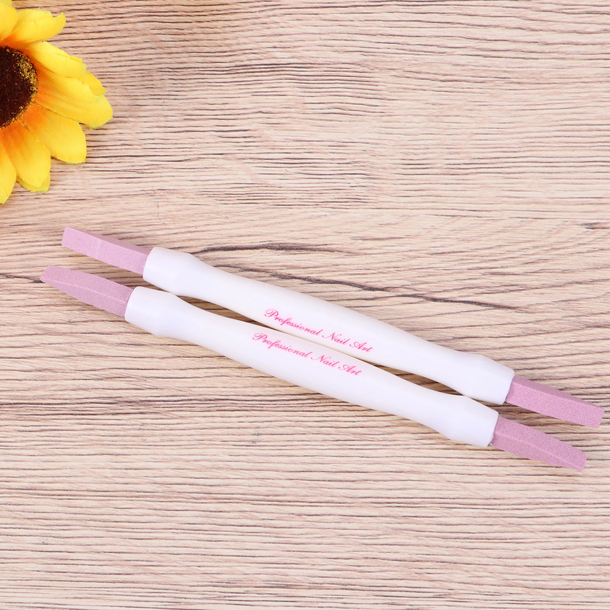 

2 pcs Double-Headed Stick File For Dead Skin Removal Cuticle Care Polishing Manicure Tool Nail Polisher Pen Nail Care
