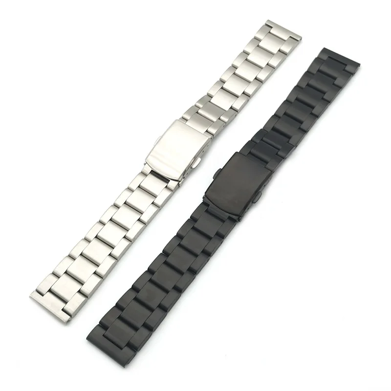 20mm 22mm 24mm Stainless Steel Oyster Straight End Universal Watch Strap Band Bracelet Fit For SKX ROX All Same Size Watch