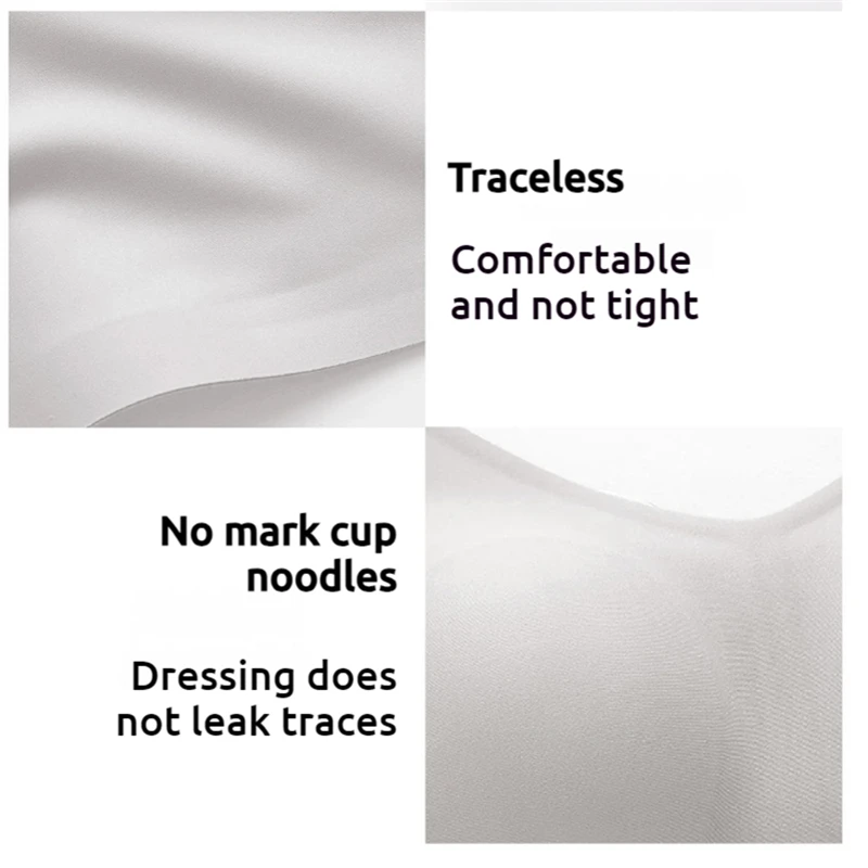 Asteria Lady Seamless Bras for Women Thin Size Large Breasts Appear Smaller Wire Free Anti Sagging Push Up Bra Sexy Tube Top Bra