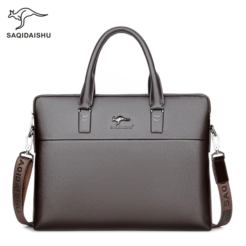 Men's Handbag Large Capacity Business Briefcase Single Shoulder Crossbody Bag