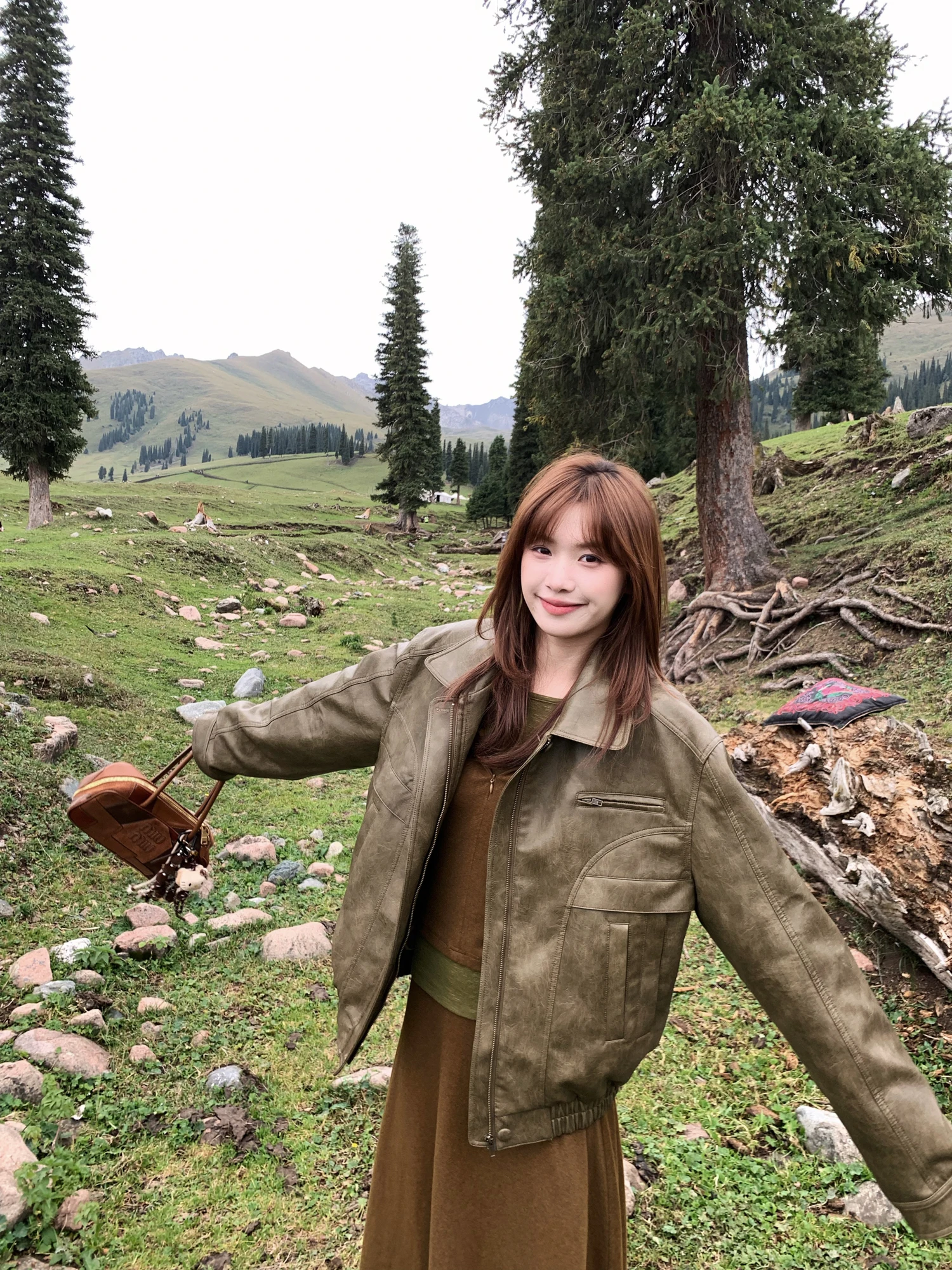 Collectors Edition Britney Small King lederen Jaet-zakjes 3D-gescheiden commuter Sle losse pasvorm PU-leren jas