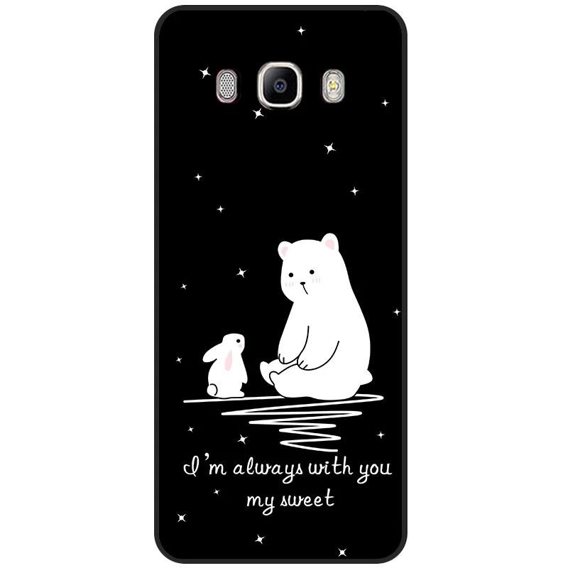 Miękkie silikonowe etui TPU do Samsung Galaxy J7 2016 etui J710 J710F pokrywa do Samsung J7 2016 obudowa