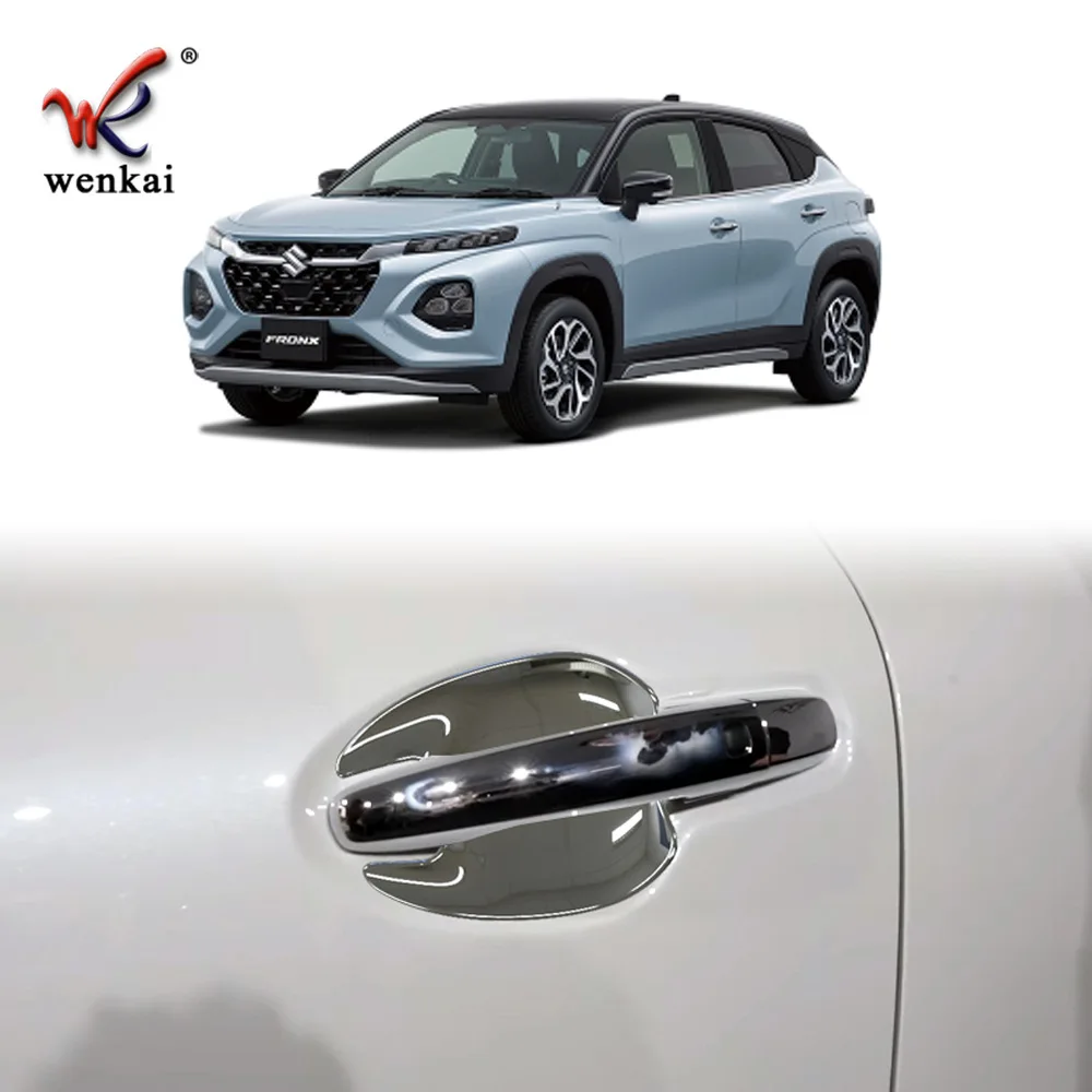 لسوزوكي فرونكس WDB3S WEB3S 2025 2026 ABS كروم مقبض الباب إكسسوارات خارجية لأبواب السيارات كوب تجويف الكسوة إدراج الصيد صب مقبلات