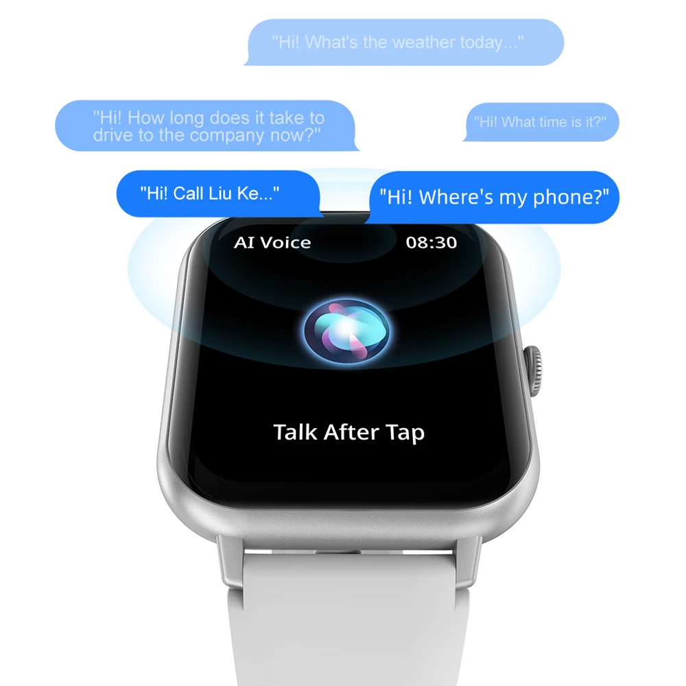 VALDUS 2025 nuevo reloj inteligente hombres mujeres Bluetooth llamada detección de ritmo cardíaco asistente de voz Compatible con Android IOS Smartwatch