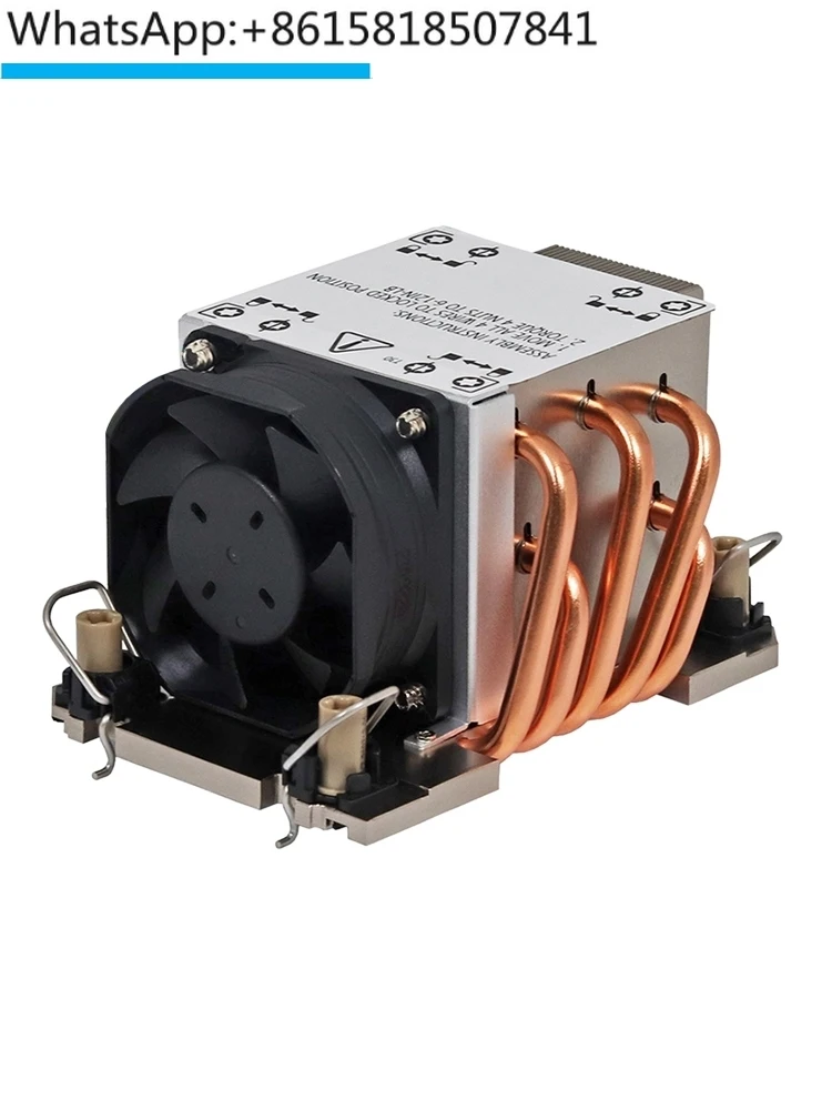 2U 4677 Pin Server Radiator Air Cooled CPU 5 Heat Pipe Industrial Control 11000 RPM Violent Fan S5