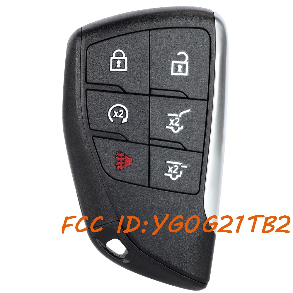 KEYECU YG0G21TB2 HUFGM2718 Smart Remote Key Fob für Chevrolet Suburban Tahoe für GMC Yukon XL Denali 2021 2022 2023 2024