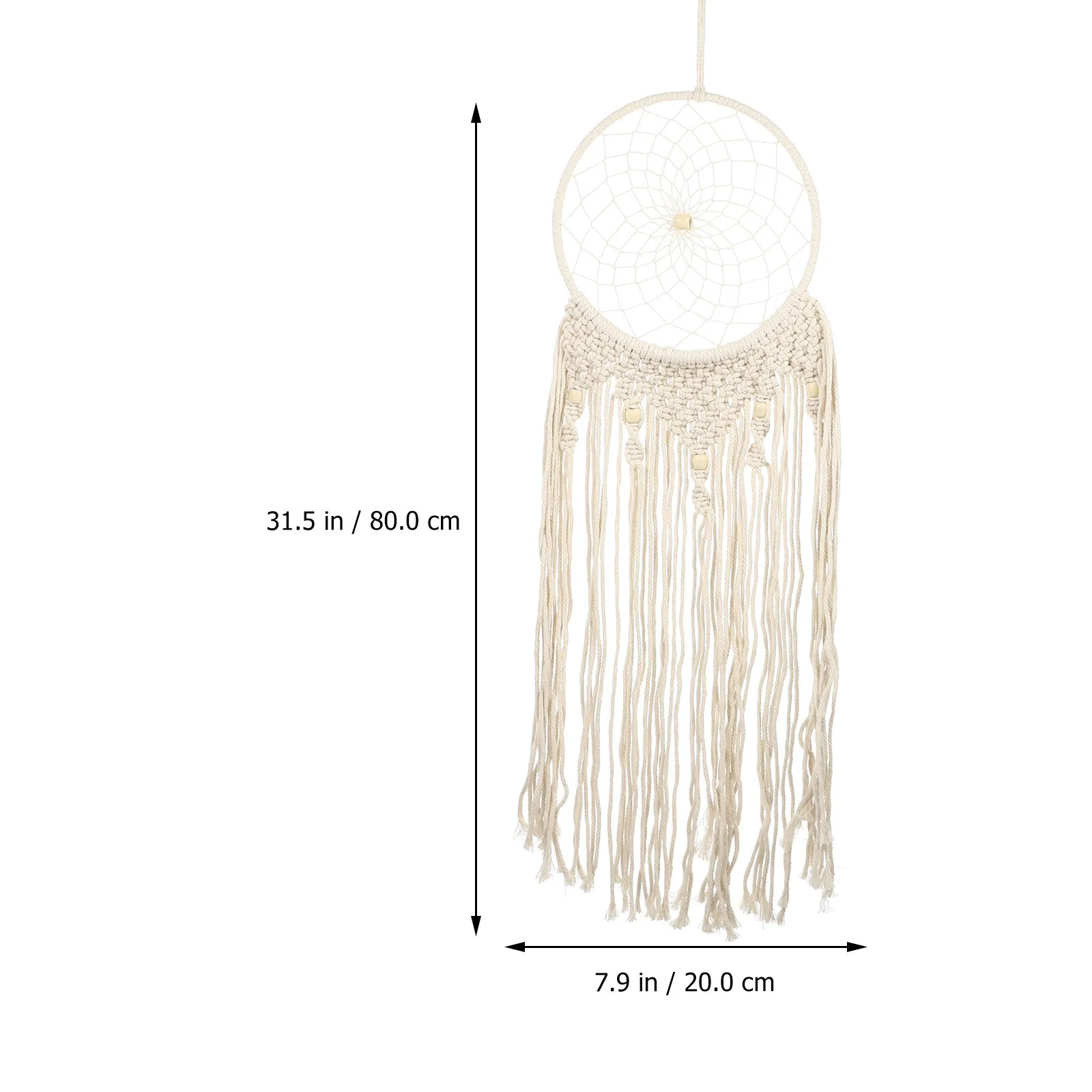 Macrame Dreamcatcher Hanging Tapestry Chic Woven Pendant For Indoor Wall Decor Living Room Bedroom Nursery Home Decoration