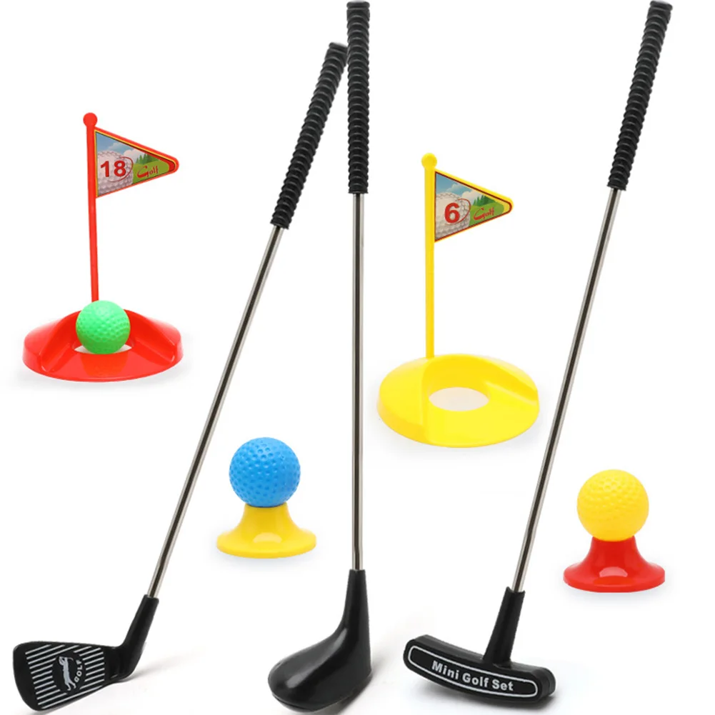 Mini Golf Club Set Early Educational Golf Set Toy Educational Golf Toys Sets Lawn Outdoor and Indoor Sports Toy for Children