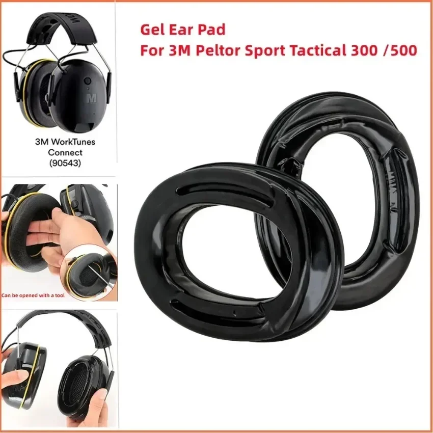 Tactical Headset Electronic Shooting Earmuff Gel Ear Pad for 3MPeltor Sport TACTICAL Noise Reduction Hearing Protection Headset