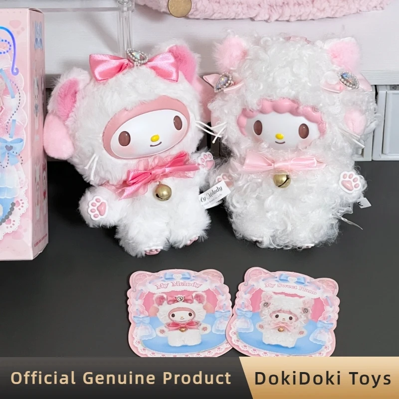 

Оригинальная серия Sanrio Twinkle Meow Meow Group: коллекционные виниловые плюшевые фигурки-подвески в закрытой упаковке, игрушки-сюрпризы, подарок на день рождения