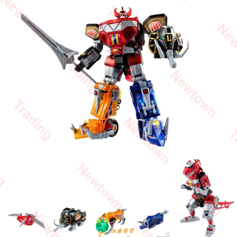 In Stock Original Bandai Smp Kyouryuu Sentai Zyuranger Daizyujin Zord Clear Color Ver. Action Figures Childhood Hero Model