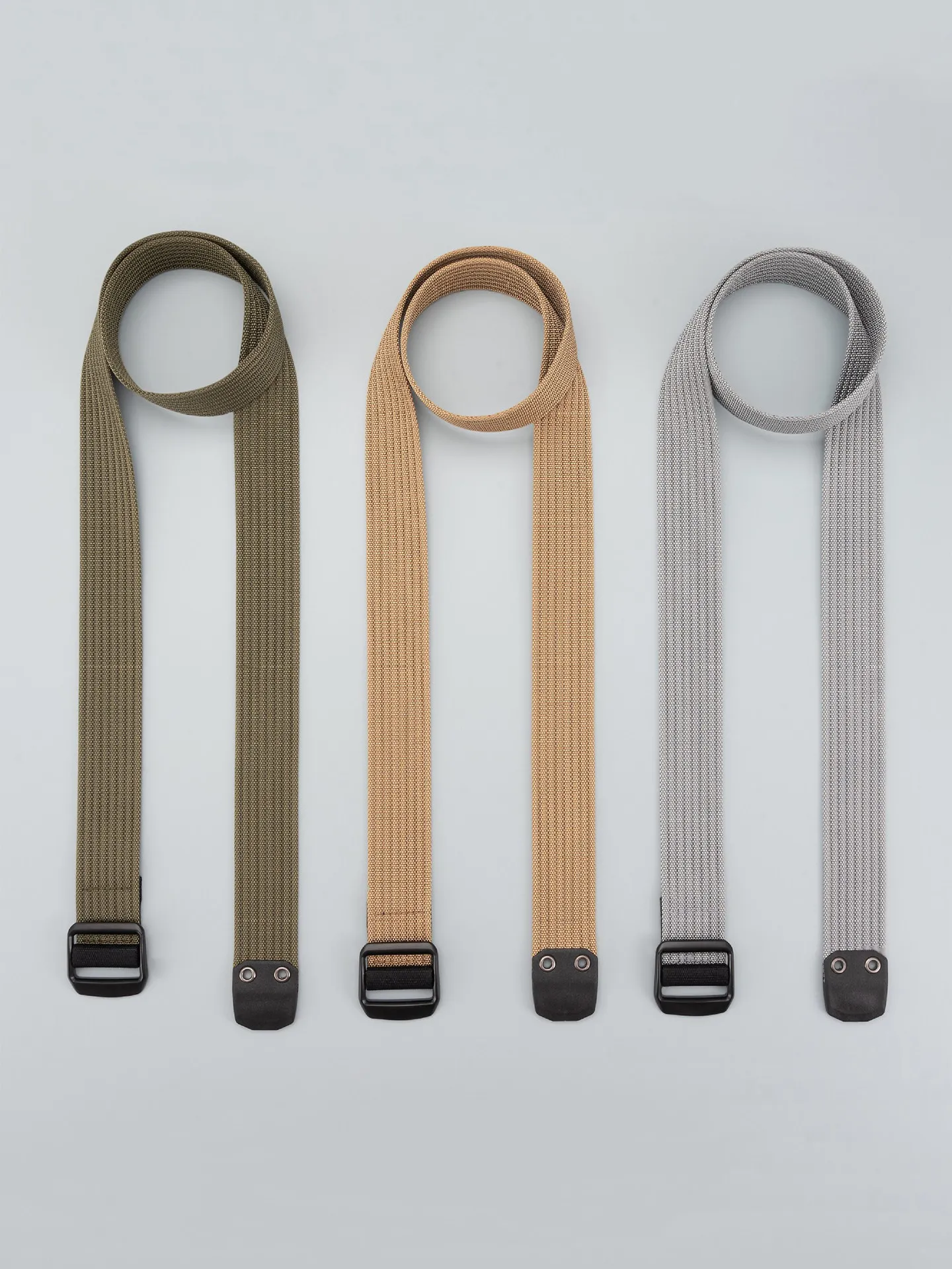 Men's Casual Outdoor Nylon Belt Tactical Canvas Weave Waist Belt for Hiking Military Training Wide Style Trendy Student Fashion