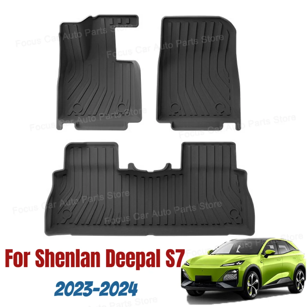 

Car Floor Mats For Shenlan Deepal S7 2023 2024 2025 Dirt-resistant Pad Foot Carpet Floor Cover TPE Full Set LHD Auto Accessories