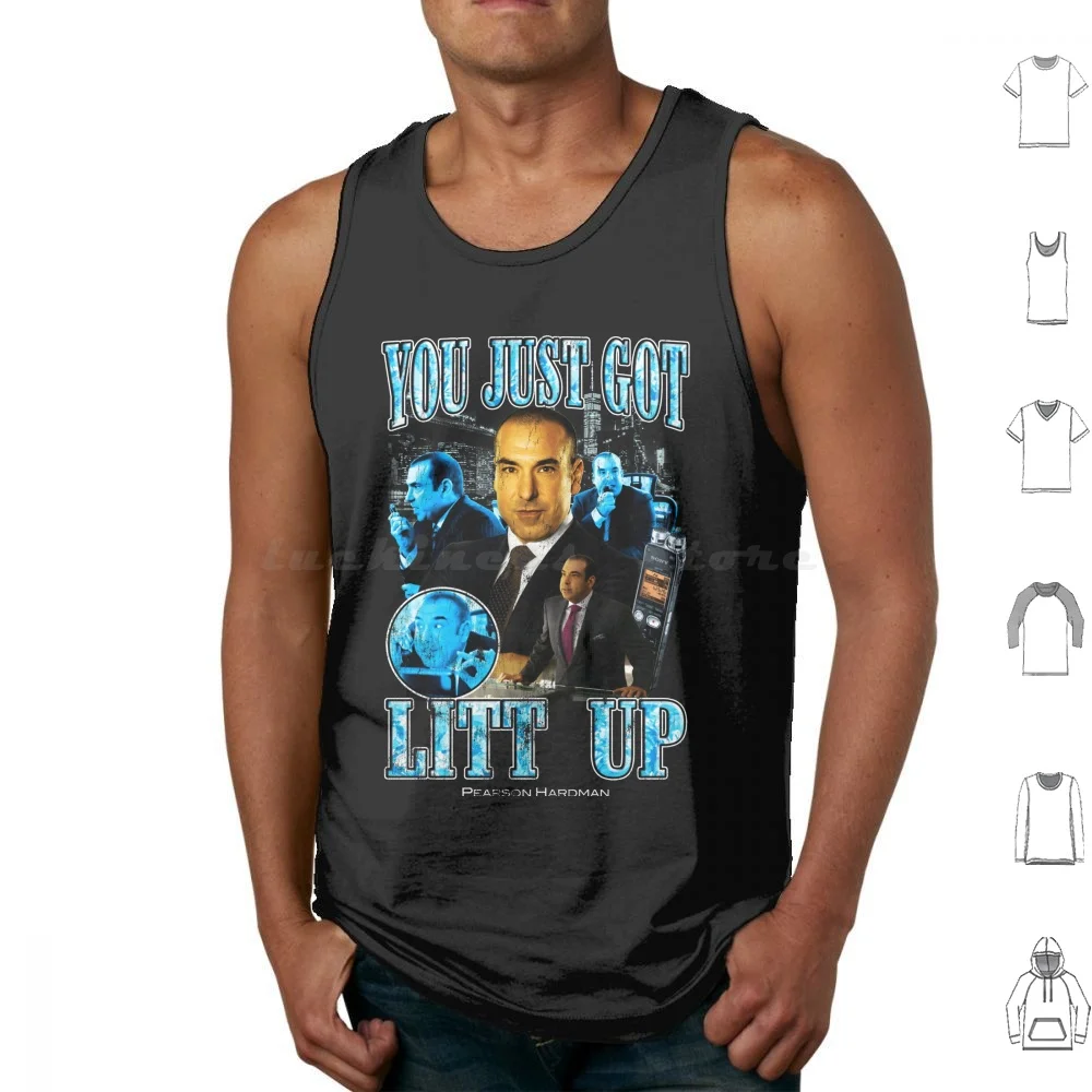 

Костюмы You Just Got Litt Up, майки, жилеты, костюмы без рукавов, костюмы для ТВ-шоу, костюмы для юриста «Харви Спектер», «Луис Литт»