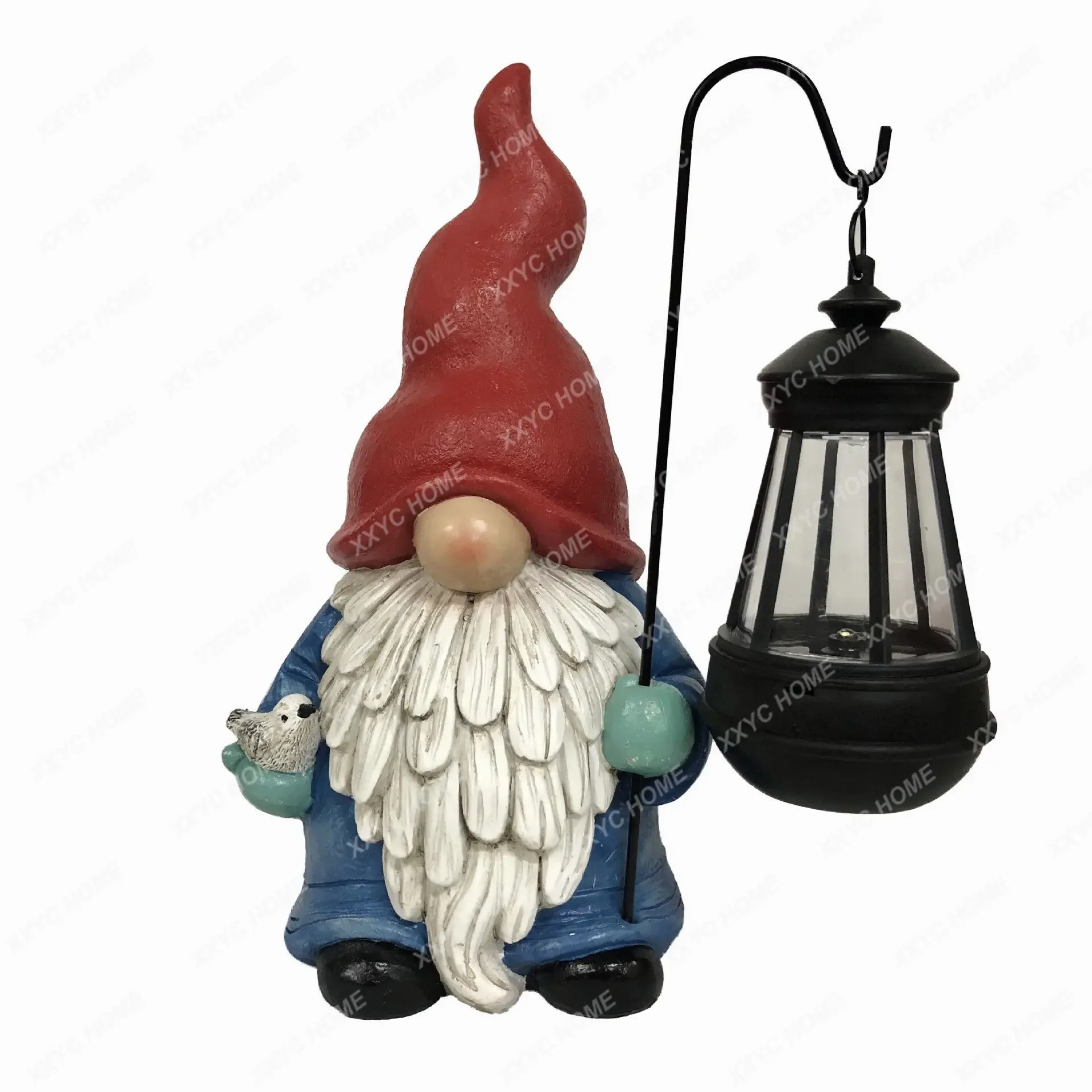 

Solar Lamp Gandalf Floor Essence Gardening Ornaments Outdoor Courtyard Terrace Dwarf Elf Decoration B & B Layout