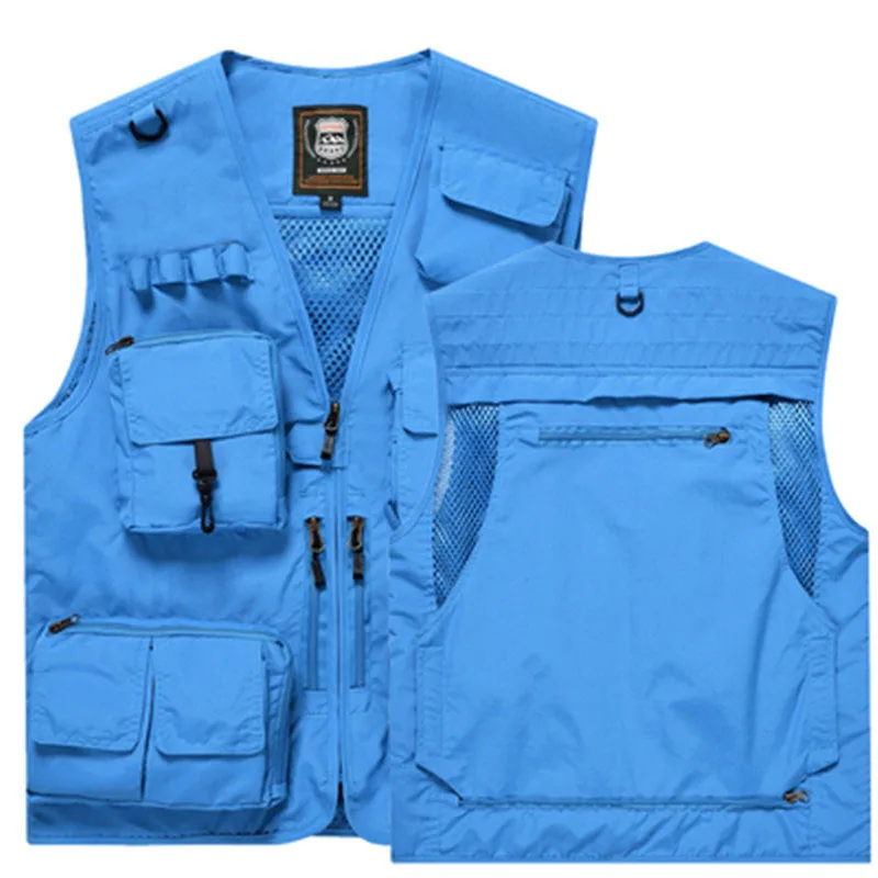 High Quality Multi-pockets Work Tool Vests for Men Construction Carpentry Electrician Workwear Multiple Pouch Pockets Waistcoat