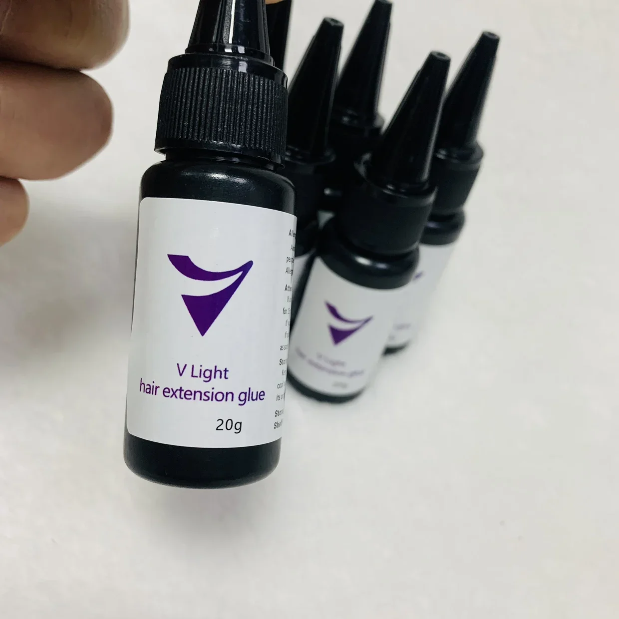 

Оптовая продажа, горячий клей V-Light, 20 г для наращивания волос с лентой, клей V-Light Technology для наращивания волос, парик, кусок волос