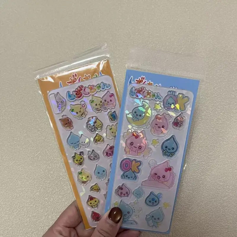 

Милые мультяшные 3D акриловые наклейки «Капля воды» Ава-Чан для телефонов, блокнотов, декора, DIY-материалы, подарочные аксессуары