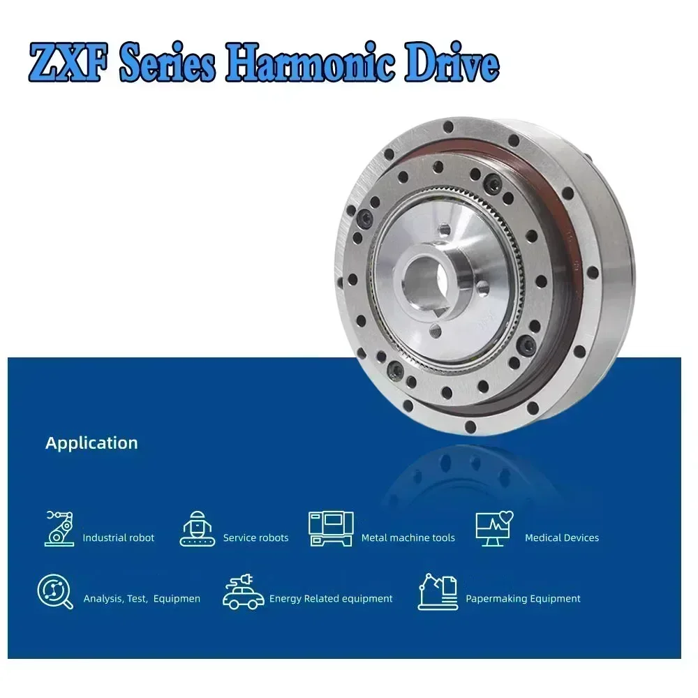 High Precision Harmonic Drive Simple Type 750W 1KW 80-130mm Flange Servo Motor Reducer With Motor Bracket For Manipulator Joint