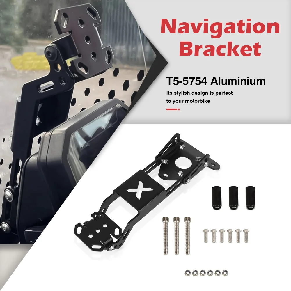 

FOR Ducati Desert X 2022-2023 2024 Motorcycle Accessories Mobile Phone GPS Navigation Plate Bracket Bar Mount Aluminium Desert-x