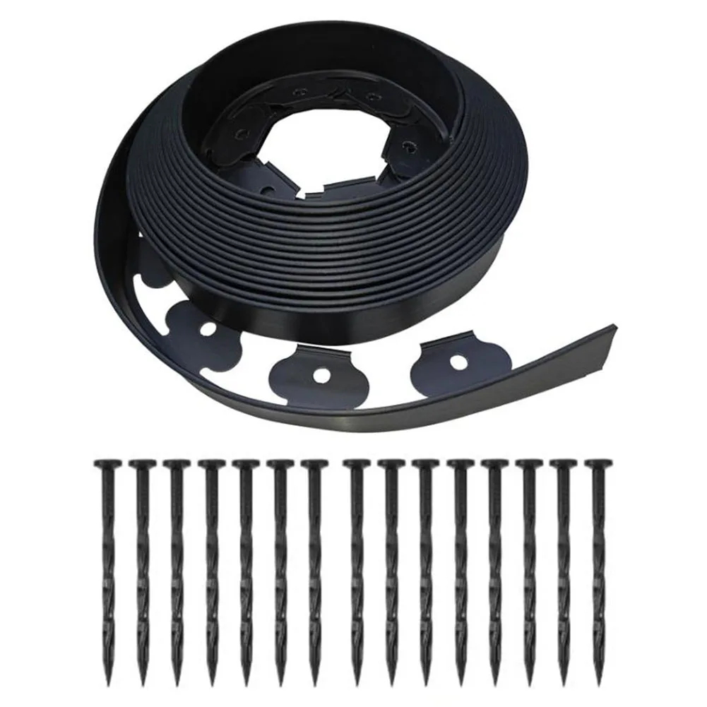 For Flower Beds Flexible Design Isolation Strip Yard Definition Easy Install Plastic Fence Fencing PE Material