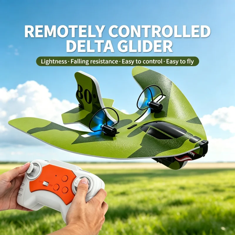 2CH RC Airplane 2.4G Remote Control Aircraft Glider MPP Foam Shock-resistant Fixed-wing Plane Model Outdoor Toy Kid Boy Gifts
