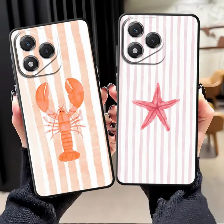 حافظة لهاتف Honor X9a X8 X7 X9c X7a X9 70 90 Lite 8X غطاء هاتف خلفي ناعم