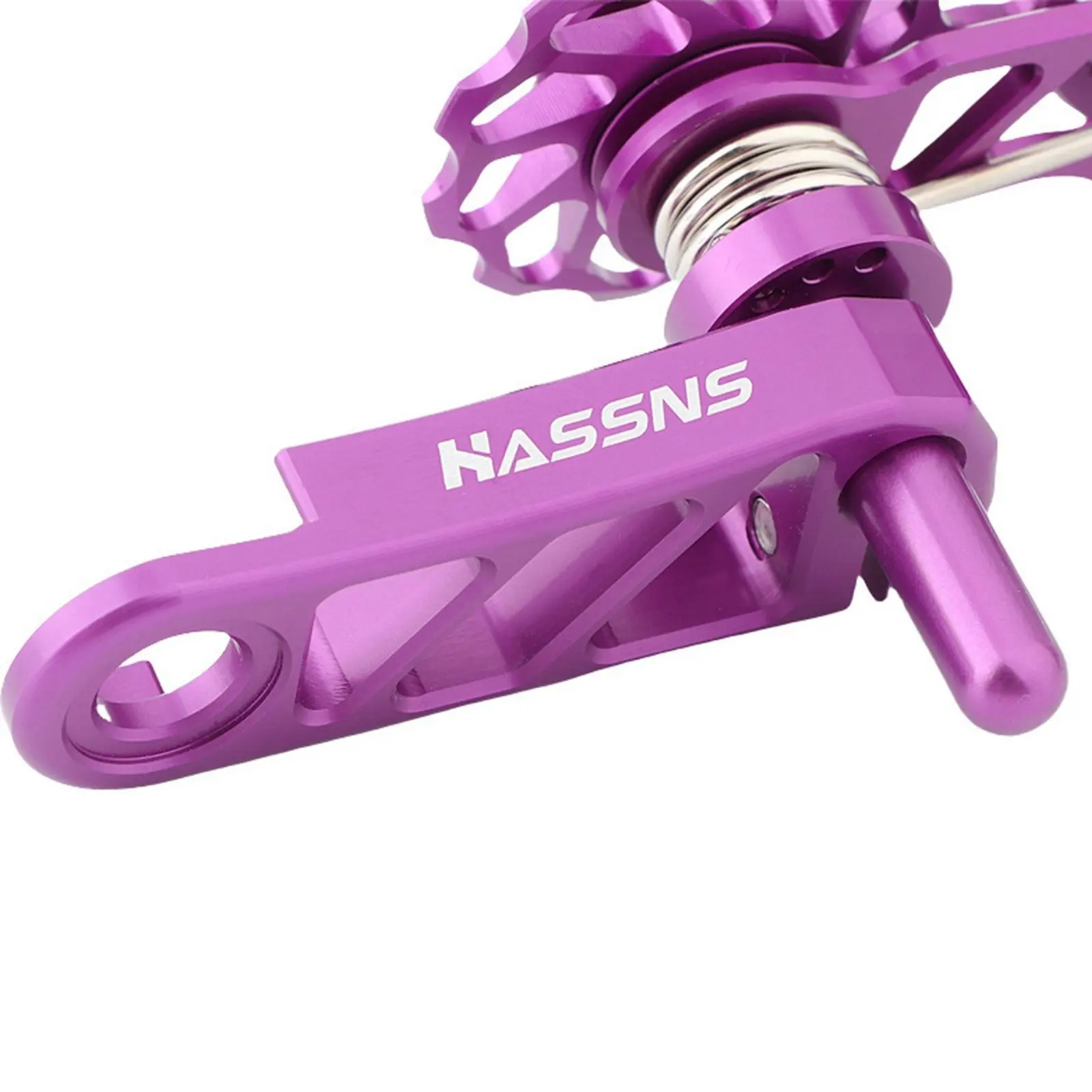 

Single Drivetrain Chain Tensioner CNC Machined Twin Pulley Chain Tensioner Drivetrain Part Lightweight Hollow Design Easy To