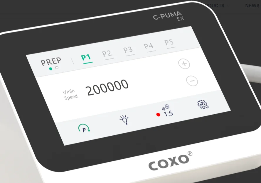 Original COXO C-PUMAs EX Dental Endodontics Equipment Dental Motor With 1:5 Red Ring